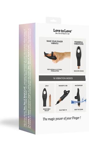Vibrator - Fingervibrator Tickle Me sort - bilde 9