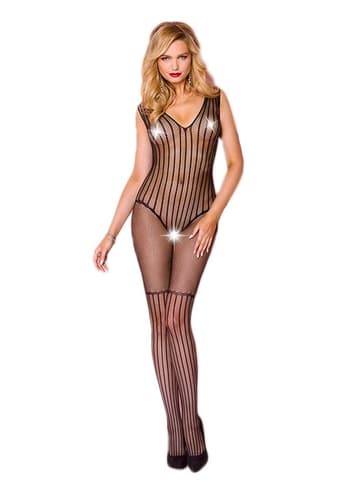 Sexy undertøy - Catsuit Casmir 06 sort - bilde 5
