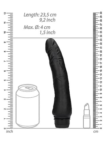 Vibrator - G-punktvibrator lang trinnløs sort - bilde 7