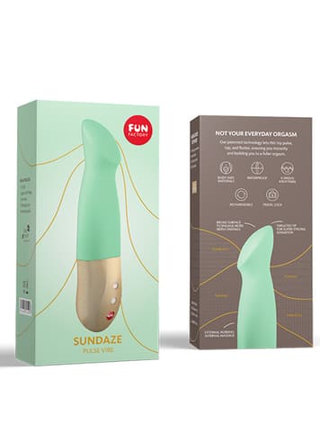 Sexleketøy for henne - Fun vibrerende pulsator Sundaze grønn - bilde 8