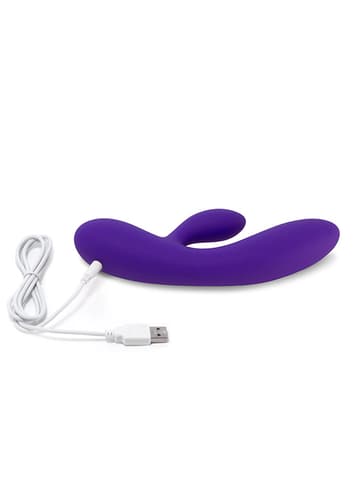 Vibrator - Rabbitvibrator Lea Glitter lilla - bilde 6