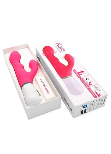Sexleketøy for henne - Lovense rabbitvibrator Nora - bilde 12