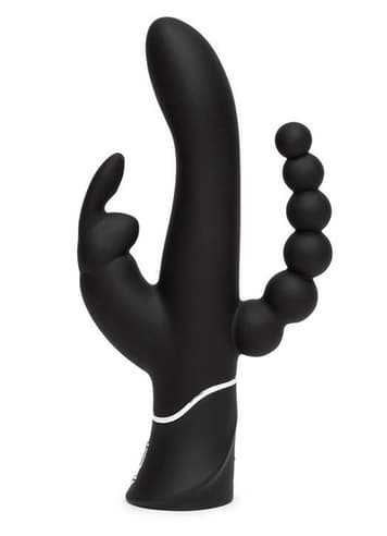 Sexleketøy for henne - Rabbitvibrator Happy Rabbit Triple - bilde 2