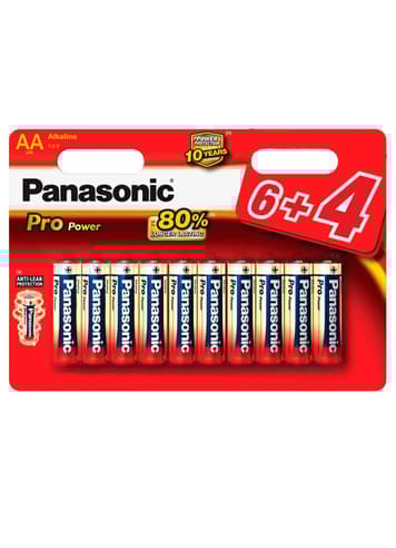 Tilbehør - Panasonic AA - batterier 10pk - bilde 1