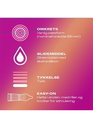 Kondomer - Kondomer Durex Pleasure Me 10 pk - bilde 3