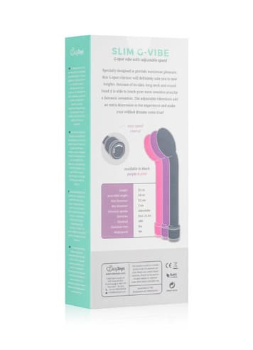 Vibrator - EasyToys Slim gvibe sort g-punktvibrator - bilde 8