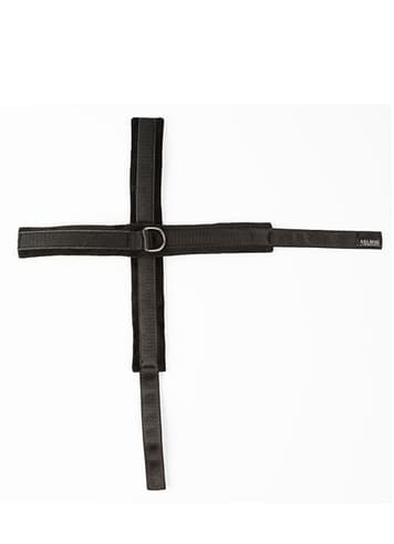 Frekke sexleketøy - SEI-MIO - Cross Purposes Unique Over-Wrap Cross Cuff Restrai - bilde 4
