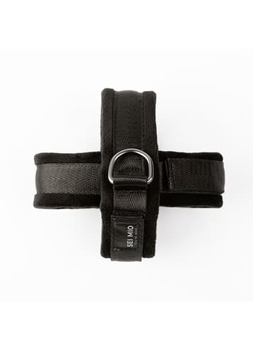 Frekke sexleketøy - SEI-MIO - Cross Purposes Unique Over-Wrap Cross Cuff Restrai - bilde 2