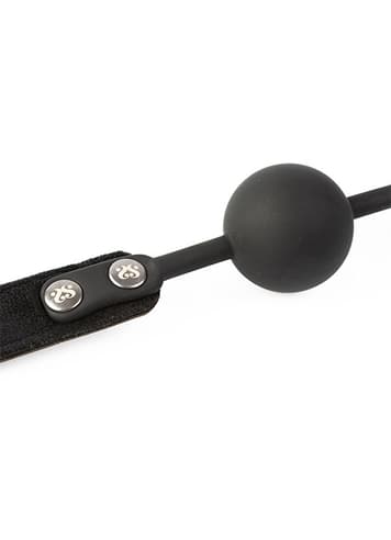 Frekke sexleketøy - SEI-MIO - Strictly Come Quietly Soft Strap Silicone Ball Gag - bilde 5
