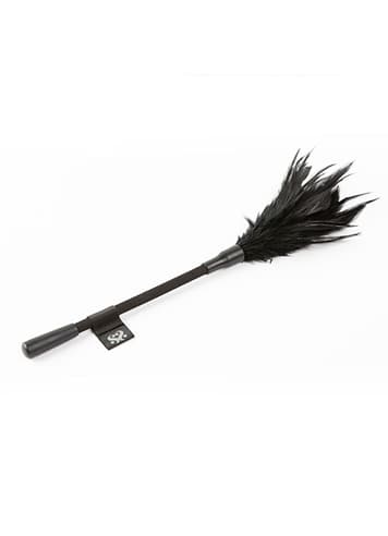 Frekke sexleketøy - SEI-MIO - Tickled Kink Soft Mini Feather Tickler - bilde 4