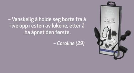 Kjærestepar har testet gavesett fra Fifty Shades