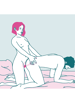 Frekke sexleketøy - Fun Share Lite strap-on blå - bilde 7