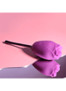 Sexleketøy for henne - Playboy Petal lilla vibrator med tunge - bilde 4