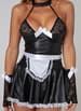 Sexy undertøy - Christine - Roleplay Costume For Your Service Only Black S - bilde 2