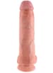 dildoer - King Cock XL dildo med testikler - bilde 1