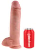 dildoer - King Cock XL dildo med testikler - bilde 2