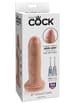 dildoer - Dildo med forhud King Cock Flesh - bilde 3