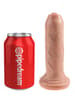 dildoer - Dildo med forhud King Cock Flesh - bilde 4