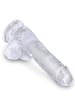 dildoer - Dildo Clear King Cock 15 cm - bilde 3
