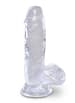 dildoer - Dildo Clear King Cock 15,2 cm - bilde 1