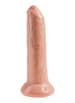 dildoer - Dildo med forhud King Cock lys 22,9 cm - bilde 2
