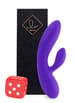 Vibrator - Rabbitvibrator Lea Glitter lilla - bilde 1