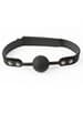 Frekke sexleketøy - SEI-MIO - Strictly Come Quietly Soft Strap Silicone Ball Gag - bilde 2