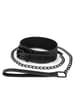 Bondage - Bedroom Fantasies Faux Leather Collar & Chain - bilde 2